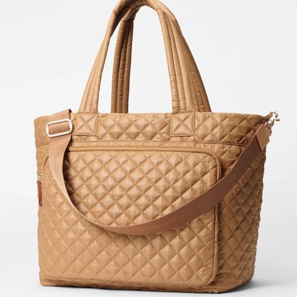 **NWT** MZ Wallace Caramel Large Metro Travel Tote -Stylish & Spacious! - Picture 2 of 10